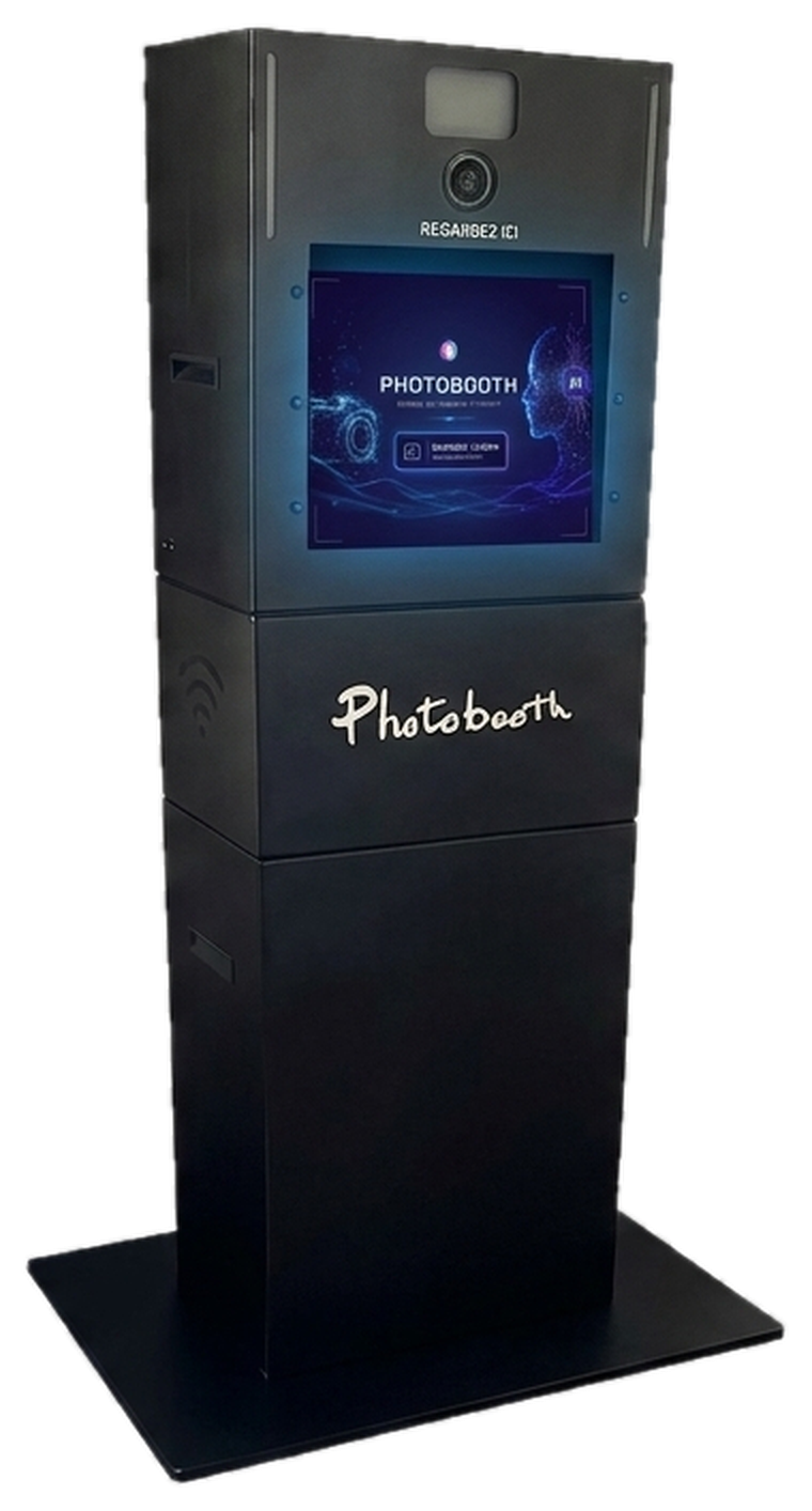 La borne Matox Photobooth, prête à l'emploi